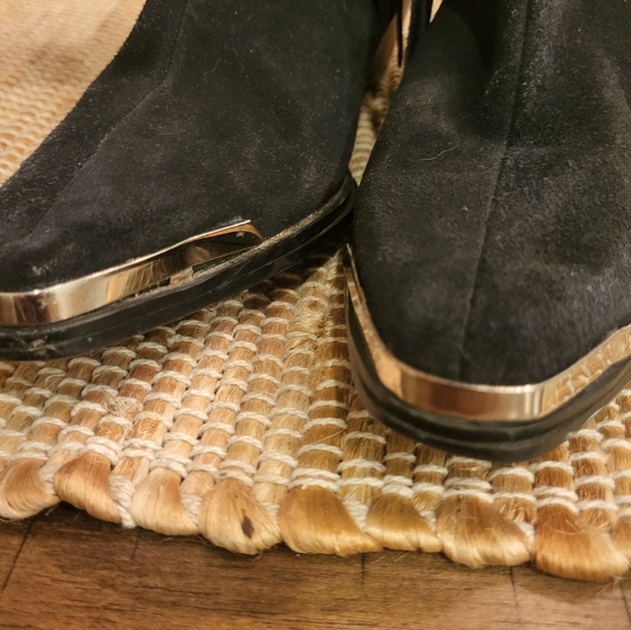 Vintage leather boots with fringe - Picture 5 of 14